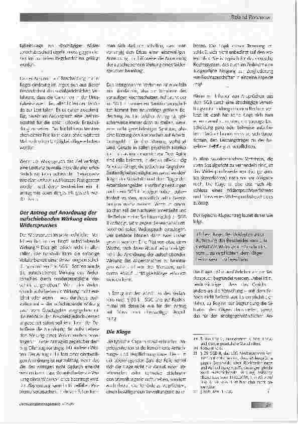 Vorschauseite 4: Die Durchsetzung der Ansprüche aus dem SGB II und dem SGB XII