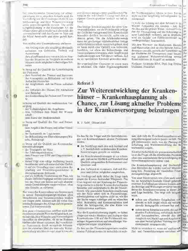 Vorschauseite 2: Zur baulich-technischen Substanz der Krankenhäuser-- Verschleierung oder Transparenz als Mittel des Ausgleichs von Erfordernissen und Anforderungen