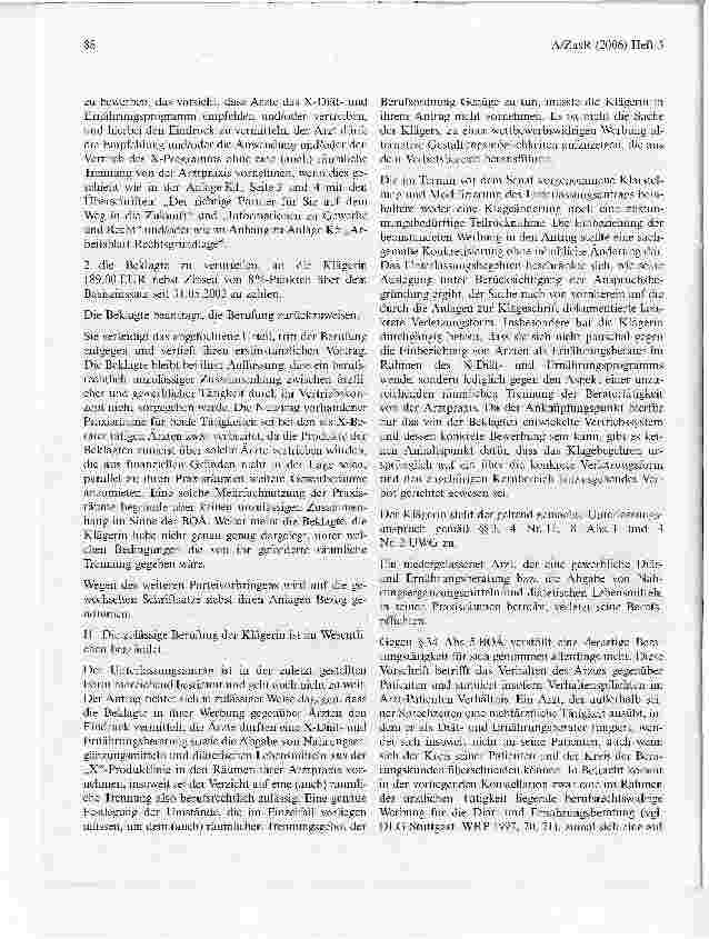 Vorschauseite 4: Gewerbliche Diätund Ernährungsberatung durch einen Arzt