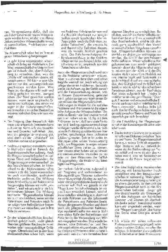 Vorschauseite 5: Ein neues Verhältnis von Theorie und Praxis im Professinonalisierungsprozeß