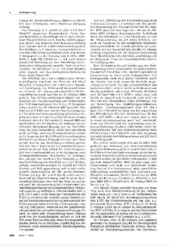 Vorschauseite 2: Weiterbeschäftigung eines Jugend und Auszubildendenvertreters