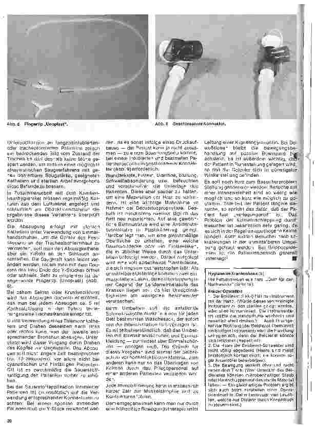 Vorschauseite 4: Aktuelle Themen aus Intensivmedizin und Anästhesiologie 6. Folge: Allgemeine Überwachungsund Pflegemaßnahmen