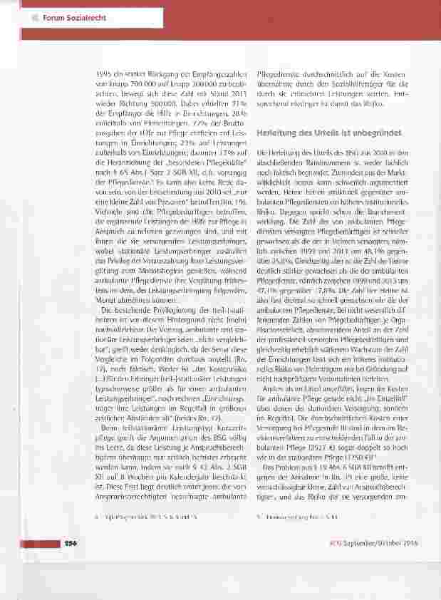 Vorschauseite 3: Die Sonderrechtsnachfolge für ambulante Pflegedienste ein bis heute ungelöstes Problem