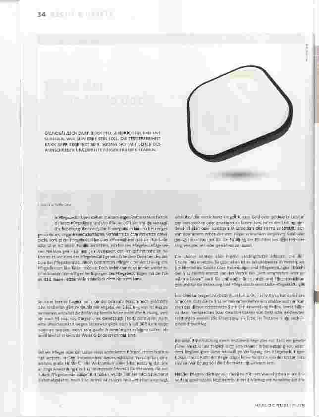 Vorschauseite 1: Wenn der letzte Wille doch nicht zählt