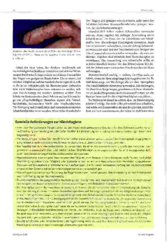 Vorschauseite 2: Hautschutz und Hautpflege bei Pflegefachpersonen