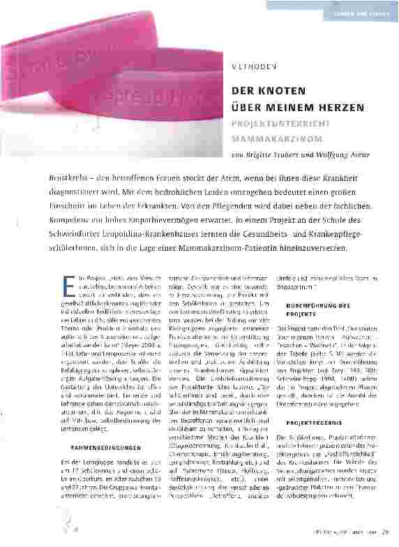 Vorschauseite 1: DER KNOTEN ÜBER MEINEM HERZEN