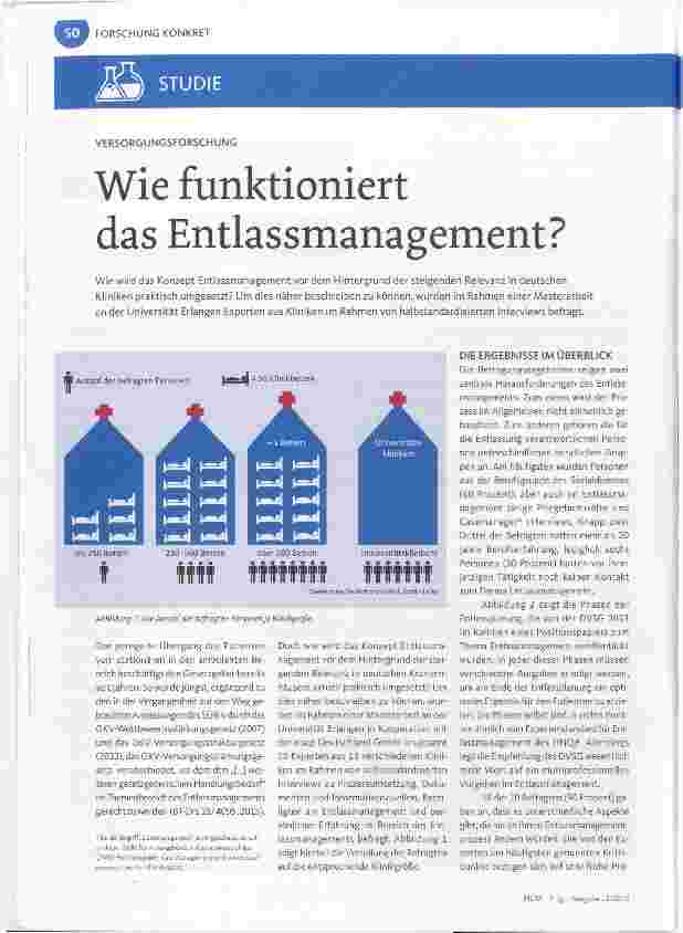 Vorschauseite 1: Wie funktioniert das Entlassmanagement?