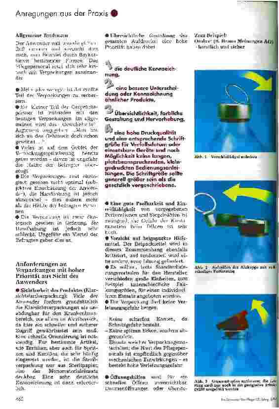 Vorschauseite 3: Handlingsbedarf bei Verpackungen im Krankenhaus