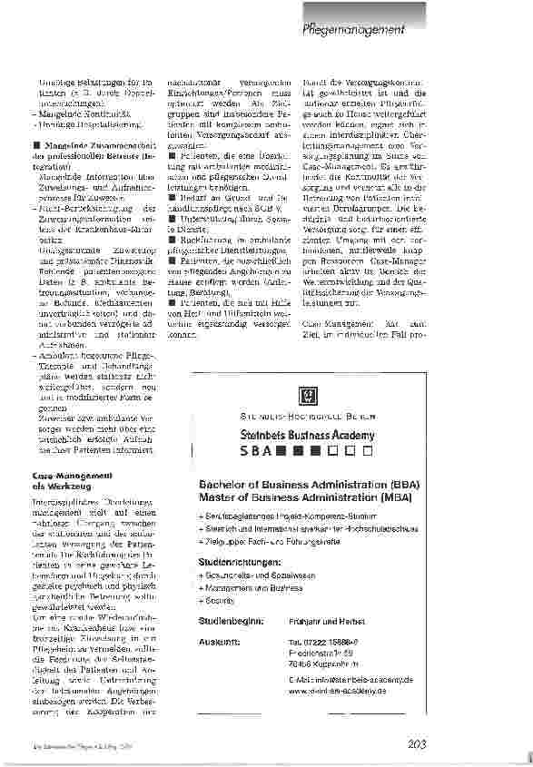 Vorschauseite 2: Welche Qualifikationen braucht interdisziplinäres Überleitungsmanagement?