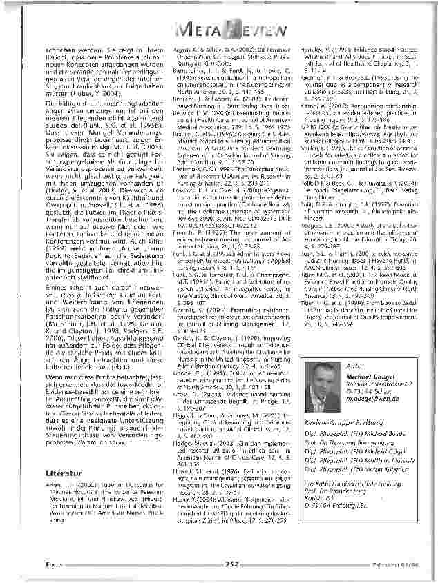 Vorschauseite 4: Das Iowa-Modell-of-Evidence -Based-Nursing, als Möglichkeit die Theorie-Praxis-Lücke zu schließen