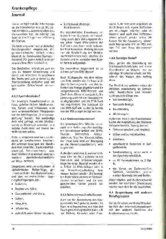 Vorschauseite 5: Planung und Organisation einer neugeschaffenen Station