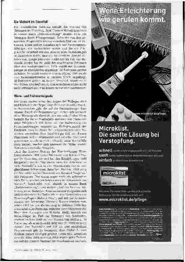 Vorschauseite 6: Patiententötung Todesengel - Wenn Pflegekräfte morden