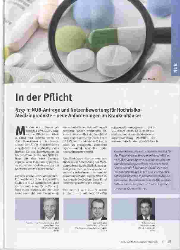 Vorschauseite 1: In der Pflicht