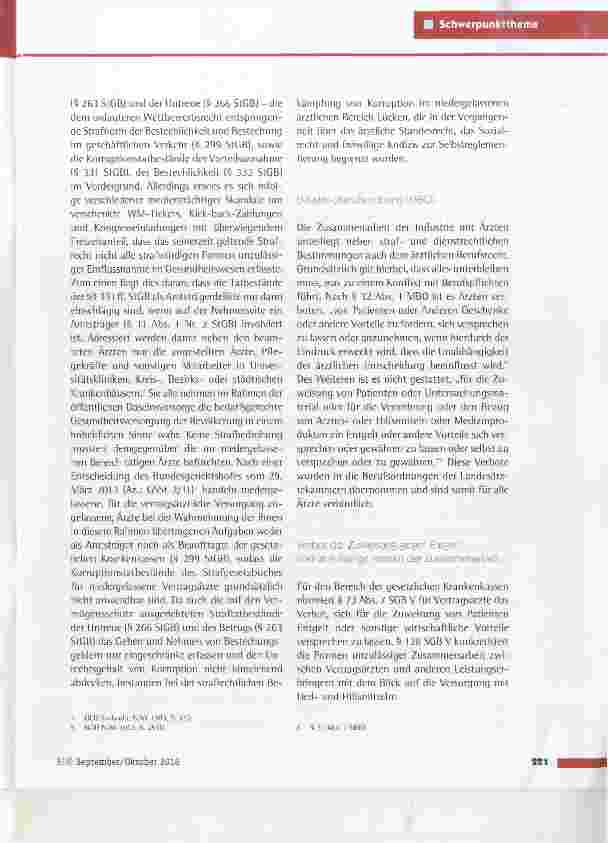 Vorschauseite 2: Bestechung und Bestechlichkeit im Gesundheitswesen im Spannungsverhältnis zwischen Korruption und Kooperation