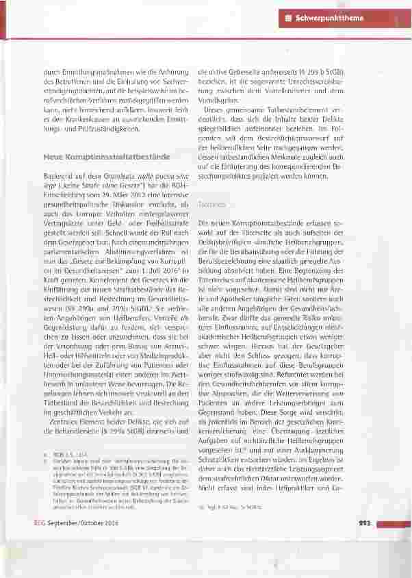 Vorschauseite 4: Bestechung und Bestechlichkeit im Gesundheitswesen im Spannungsverhältnis zwischen Korruption und Kooperation