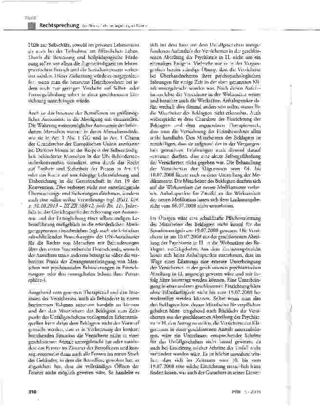Vorschauseite 6: Zur Obhutspflicht bei Begleitung zur Toilette