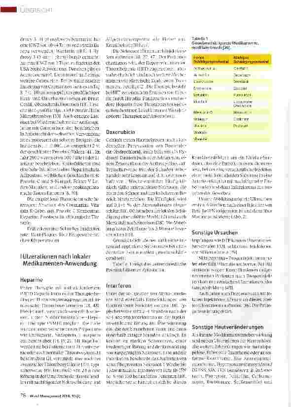 Vorschauseite 3: Durch Medikamente hervorgerufene Ulzera