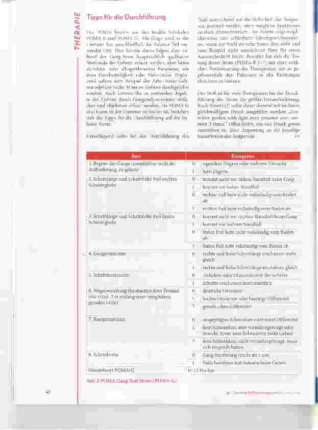 Vorschauseite 4: Performance Oriented Mobility Assessment Balance und Gang beurteilen