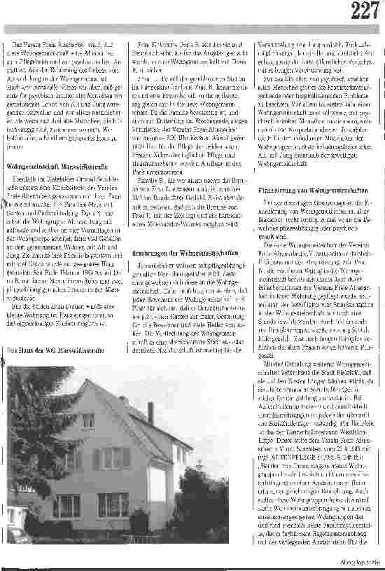 Vorschauseite 4: Einen Chef brauchen wir nicht! Wohngemeinschaften mit alten Menschen