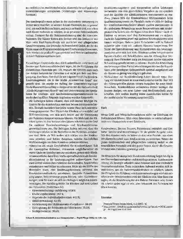 Vorschauseite 6: Patientenzufriedenheit aus ökonomischer Sicht