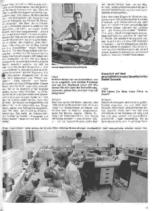 Vorschauseite 1: Die Herz-Kreislauf-Klinik in Bad Bevensen Interview mit geschäftsführenden Gesellschafter Detlef Gossek