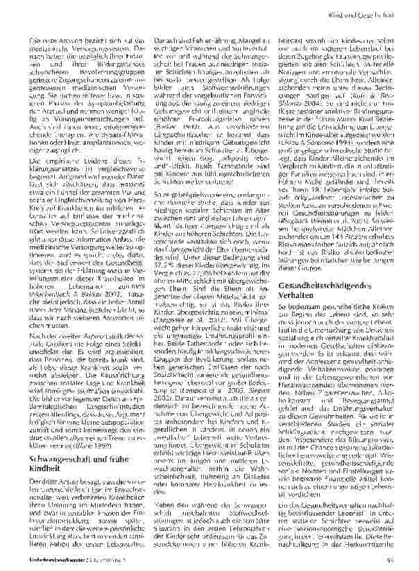 Vorschauseite 2: Einfluss sozialer Faktoren auf die Gesundheit von Kindernund Jugendlichen