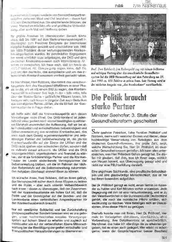 Vorschauseite 3: Nachtloser Wechsel in der DKG-Geschäftsführung