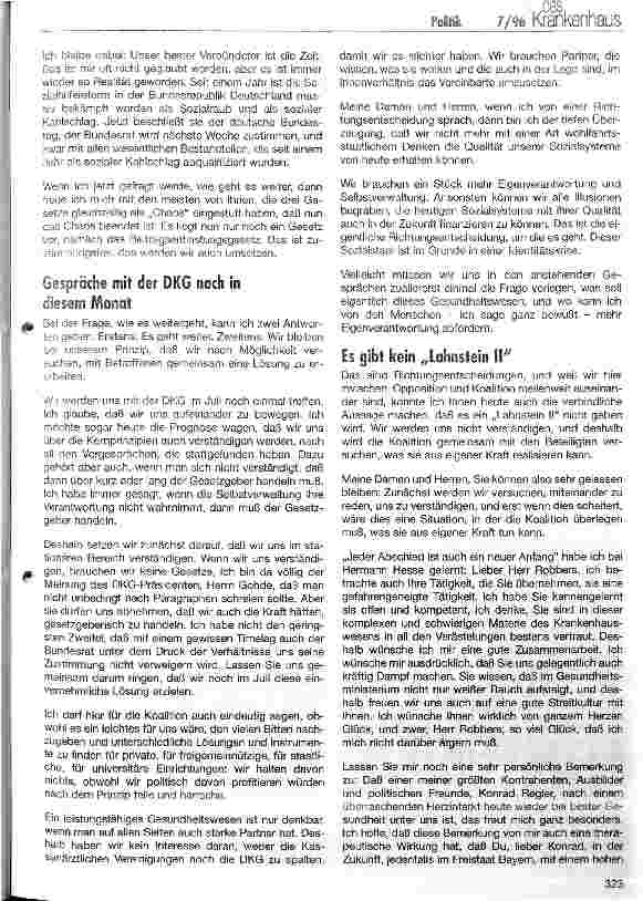 Vorschauseite 5: Nachtloser Wechsel in der DKG-Geschäftsführung