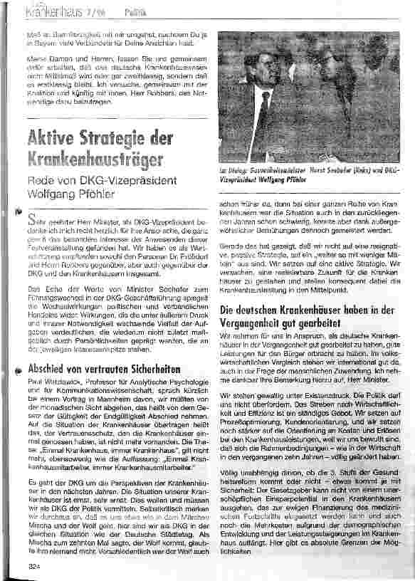 Vorschauseite 6: Nachtloser Wechsel in der DKG-Geschäftsführung