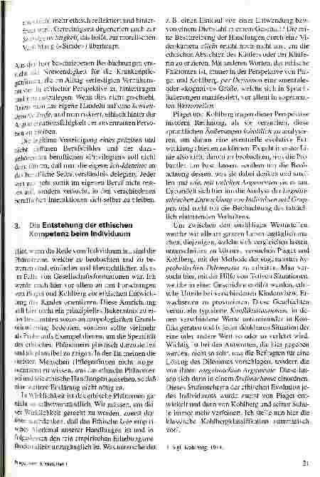 Vorschauseite 3: Moralisch Handeln in der Pflege Einige Überlegungen aus ethischer Sicht