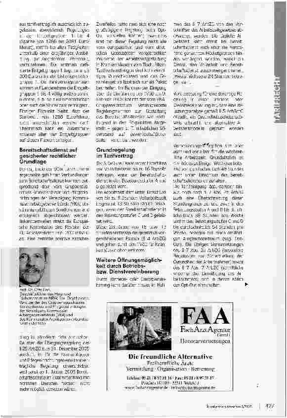 Vorschauseite 2: Keine Sitzfleischzulagen mehr - Was bringt der neue TVöD-Kr für die Krankenhäuser?
