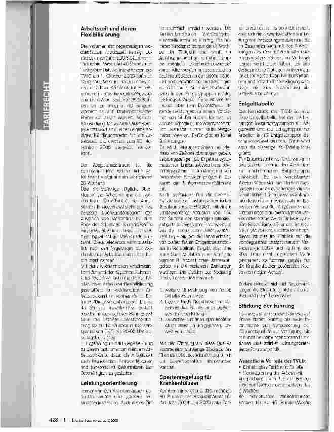 Vorschauseite 3: Keine Sitzfleischzulagen mehr - Was bringt der neue TVöD-Kr für die Krankenhäuser?