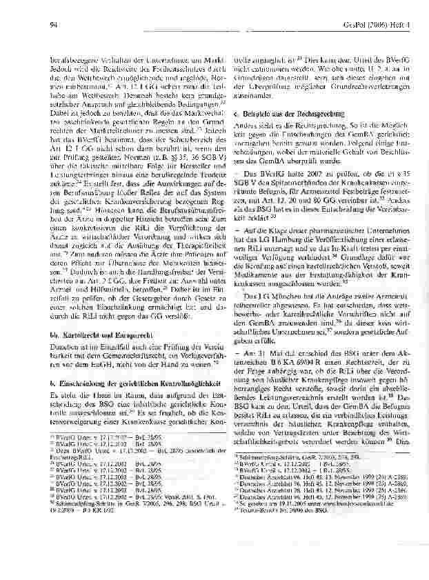 Vorschauseite 4: Ist der Rechtsstaat im Gesundheitswesen an seine Grenzen gelangt?
