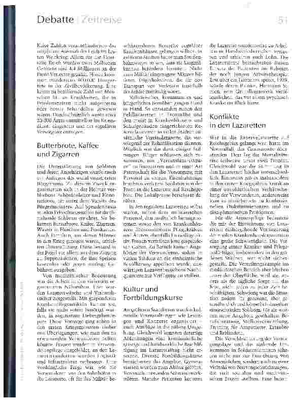 Vorschauseite 2: Medizin an der Heimatfront