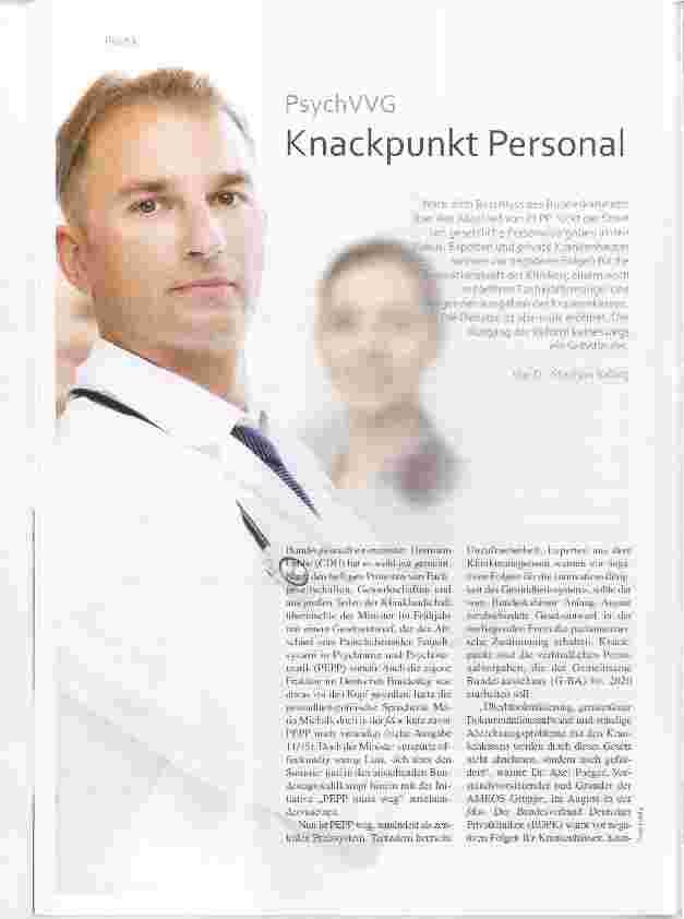 Vorschauseite 1: PsychVVG Knackpunkt Personal