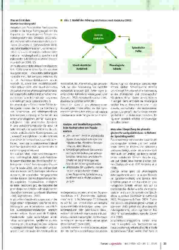 Vorschauseite 2: Sprachtherapeutische Diagnostik mit dem Mottier-Test