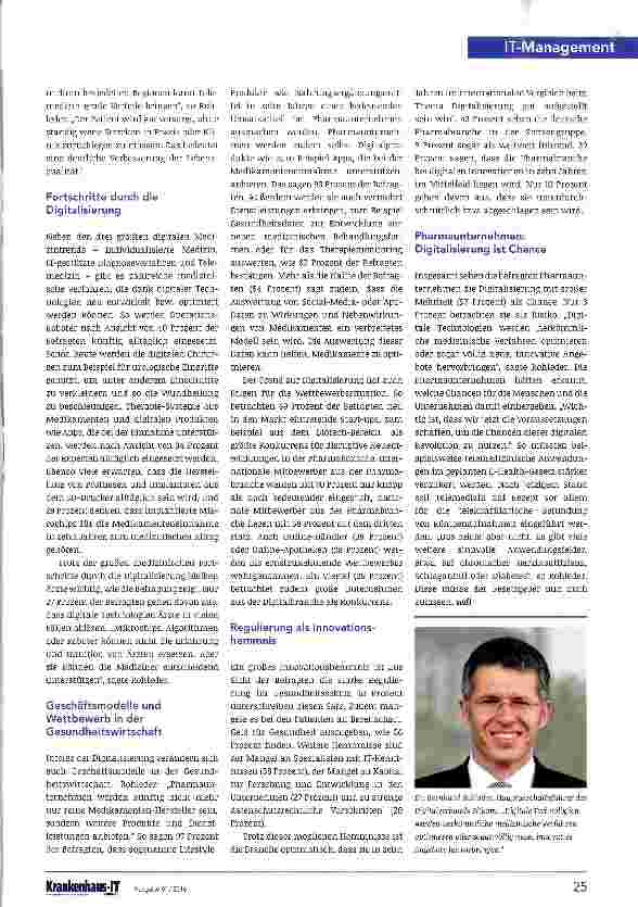 Vorschauseite 2: Digitale Technologien optimieren medizinische Verfahren