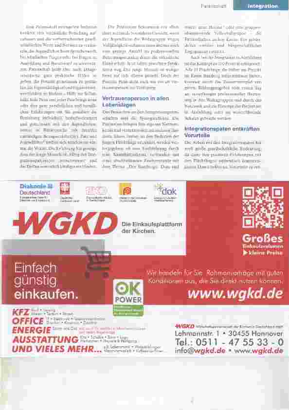Vorschauseite 2: Integrationspaten: eine Brücke von Jugendhilfe zur Gesellschaft