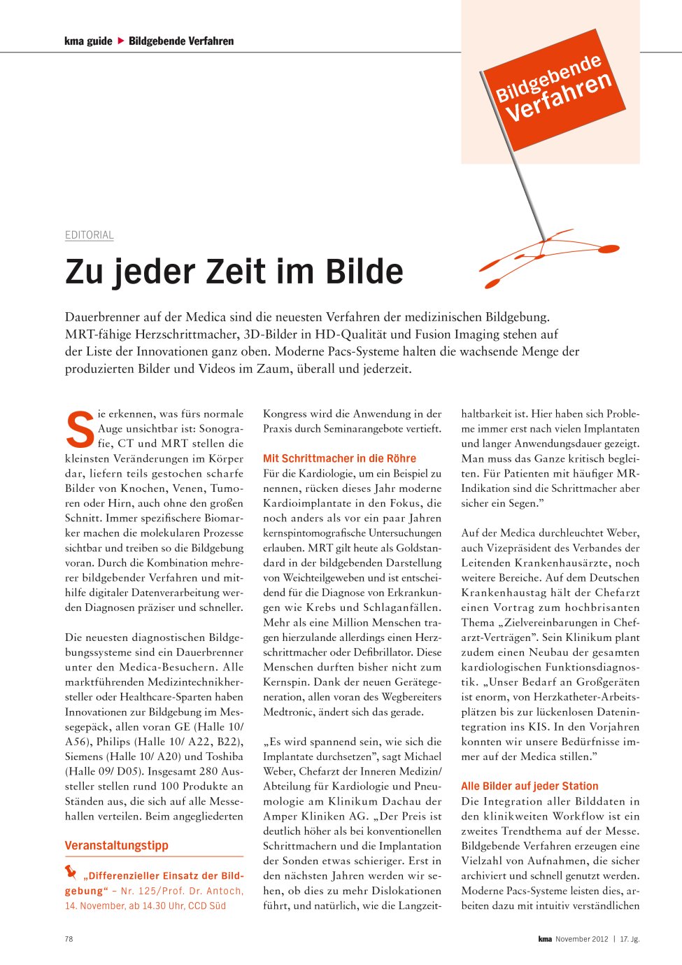 Vorschauseite 1: Zu jeder Zeit im Bilde