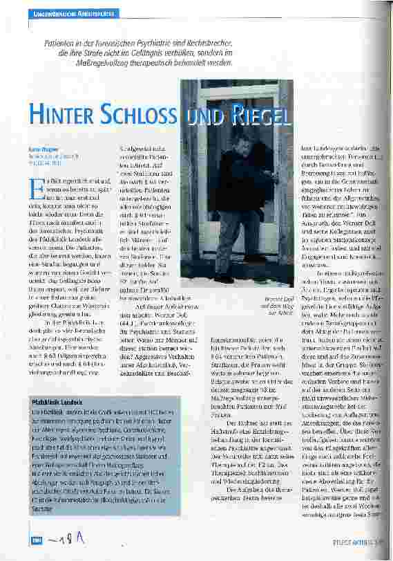 Vorschauseite 1: Hinter Schloss und Riegel