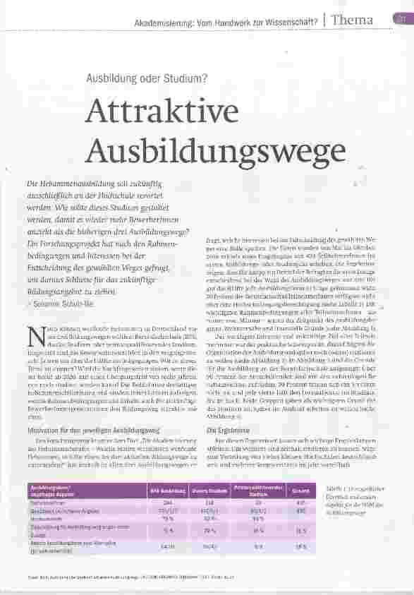 Vorschauseite 1: Attraktive Ausbildungswege