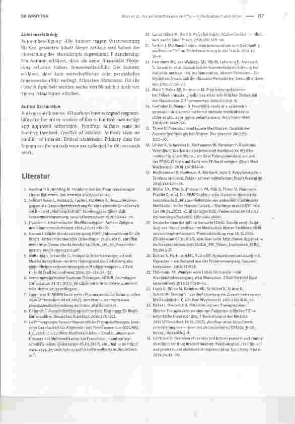 Vorschauseite 3: Arzneimitteltherapie im Alter individualisiert und sicher