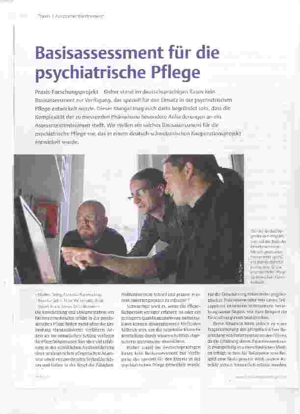 Vorschauseite 1: Basisassessment für die psychiatrische Pflege