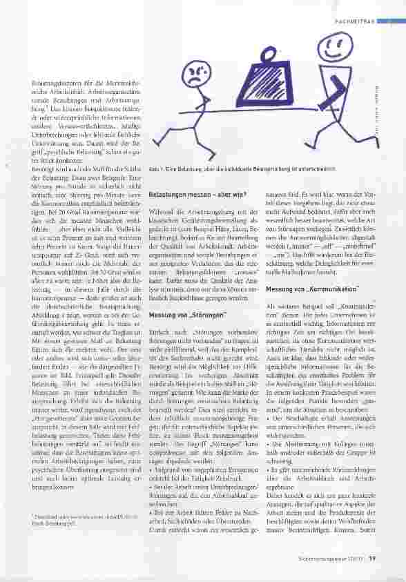 Vorschauseite 2: Die Beurteilung psychischer Belastuttgen Möglichkeiten und Chancen