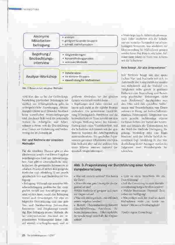 Vorschauseite 3: Die Beurteilung psychischer Belastuttgen Möglichkeiten und Chancen