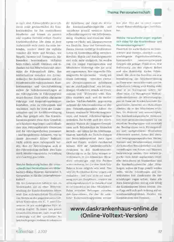 Vorschauseite 2: Im Gespräch: Unternehmenskultur