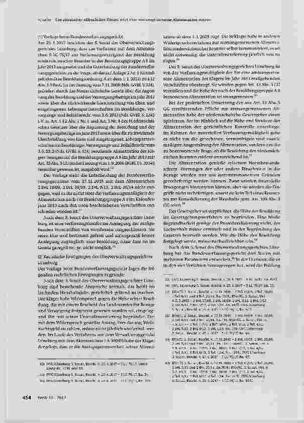 Vorschauseite 5: Ein attraktiver öffentlicher Dienst setzt eine amtsangemessene Alimentation voraus