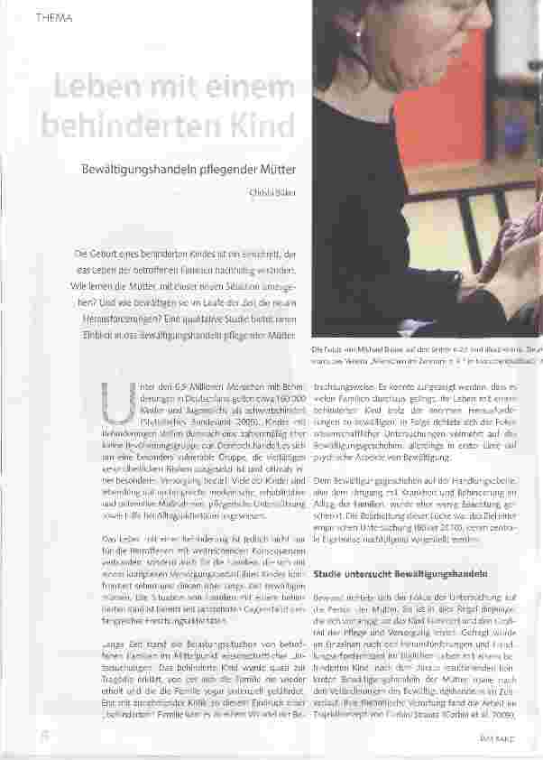 Vorschauseite 1: Leben mit einem behinderten Kind