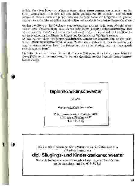 Vorschauseite 3: Erweiterte Besuchszeit aus der Sicht der Schwester