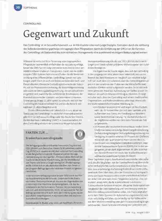 Vorschauseite 1: Gegenwart und Zukunft